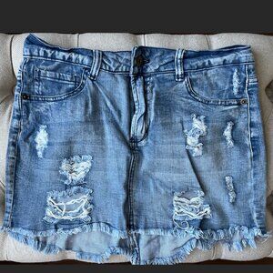 Ocean Drive Jean Skirt